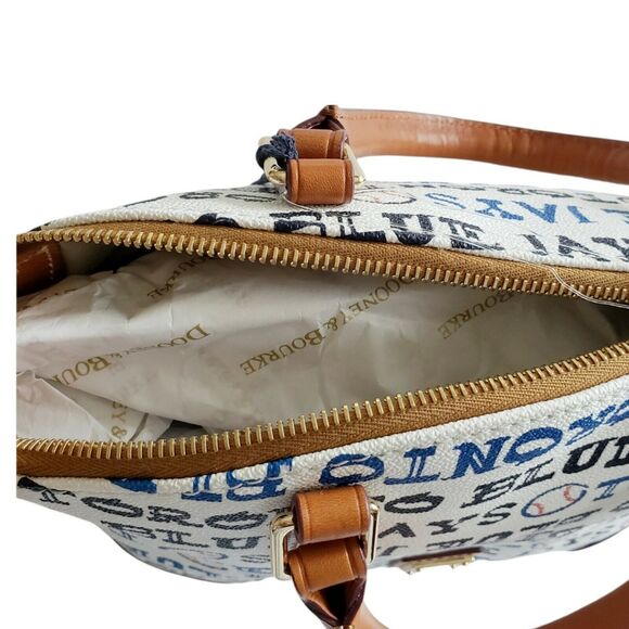 DOONEY & BOURKE MLB Toronto Blue Jays Charli satchel sports team bag purse NEW - Picture 6 of 12